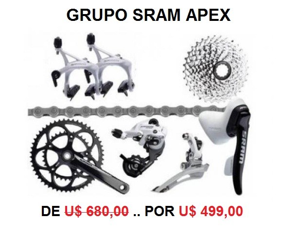 GRUPO SRAM ROAD 20V APEX 53/39 172.5 11X26