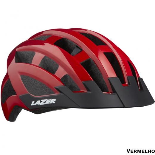 CAPACETE LAZER COMPACT RED