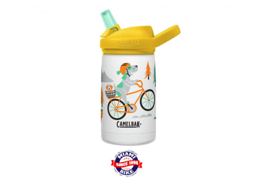 GARRAFA CAMELBAK EDDY KIDS SST VACUUM INSULATED 12OZ (350ML) BIKING DOGS