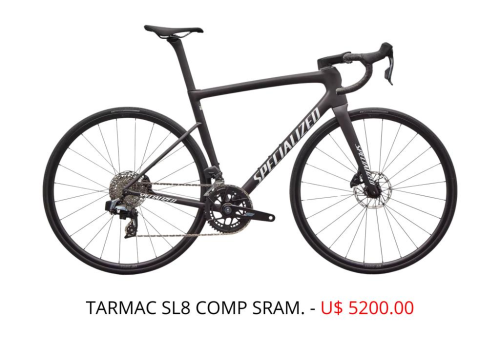 BIKE SPECIALIZED TARMAC SL8 COMP SRAM