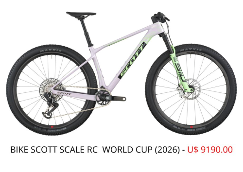 BIKE SCOTT SCALE RC WORLD CUP - 2026
