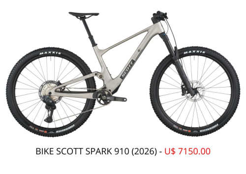 BIKE SCOTT SPARK 910 - 2026