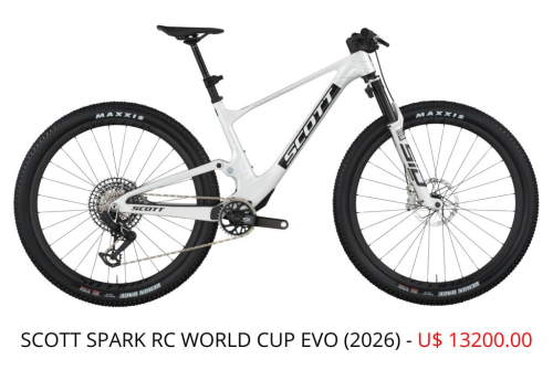 BIKE SCOTT SPARK RC WORLD CUP EVO - 2026