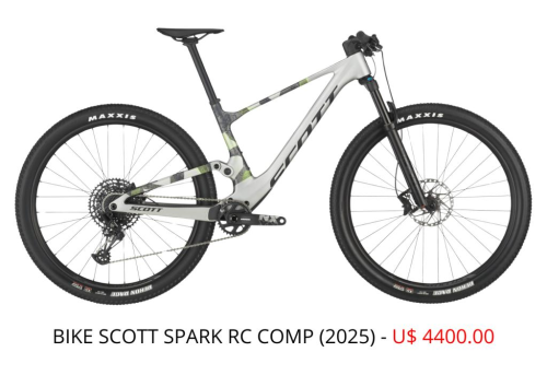 BIKE SCOTT SPARK RC COMP - 2025