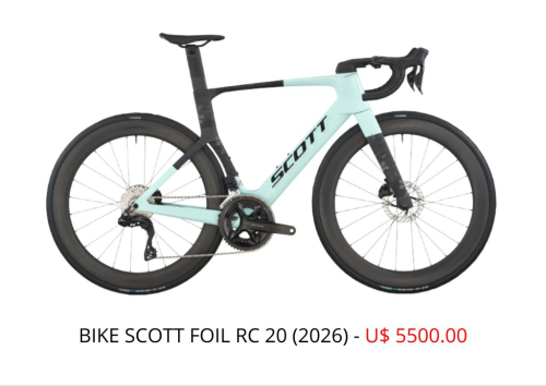BIKE SCOTT FOIL RC 20 - 2026