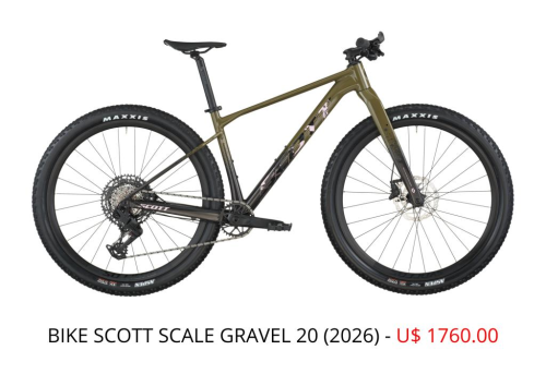 BIKE SCOTT SCALE GRAVEL 20 - 2026