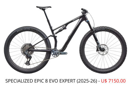 BIKE SPECIALIZED EPIC 8 EVO EXPERT 2025