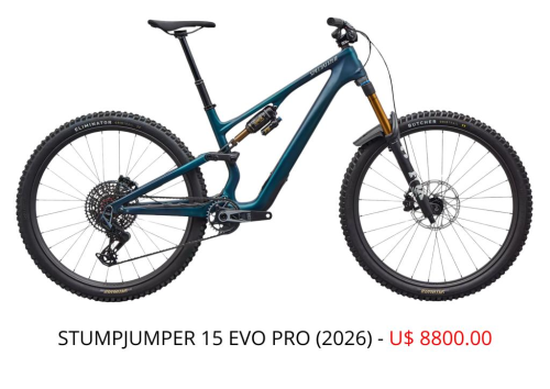 BIKE SPECIALIZED STUMPJUMPER 15 EVO PRO - 2026