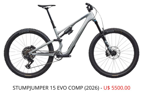 BIKE SPECIALIZED STUMPJUMPER 15 EVO COMP - 2026