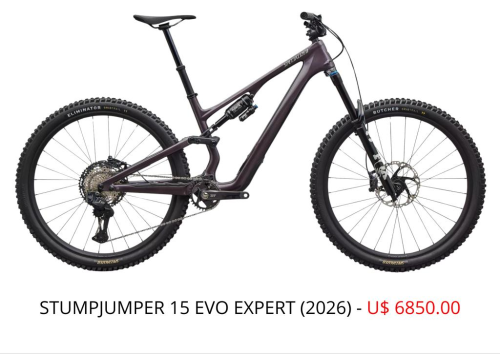 BIKE SPECIALIZED STUMPJUMPER 15 EVO EXPERT - 2026