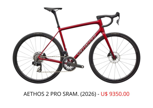 BIKE SPECIALIZED AETHOS 2 PRO SRAM - 2026