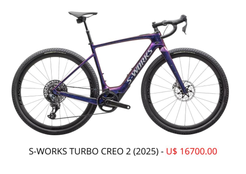BIKE SPECIALIZED S-WORKS TURBO CREO 2 - 2025 PPL