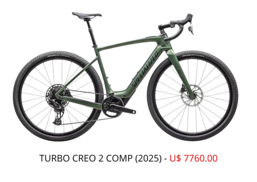 BIKE SPECIALIZED TURBO CREO 2 COMP - 2025