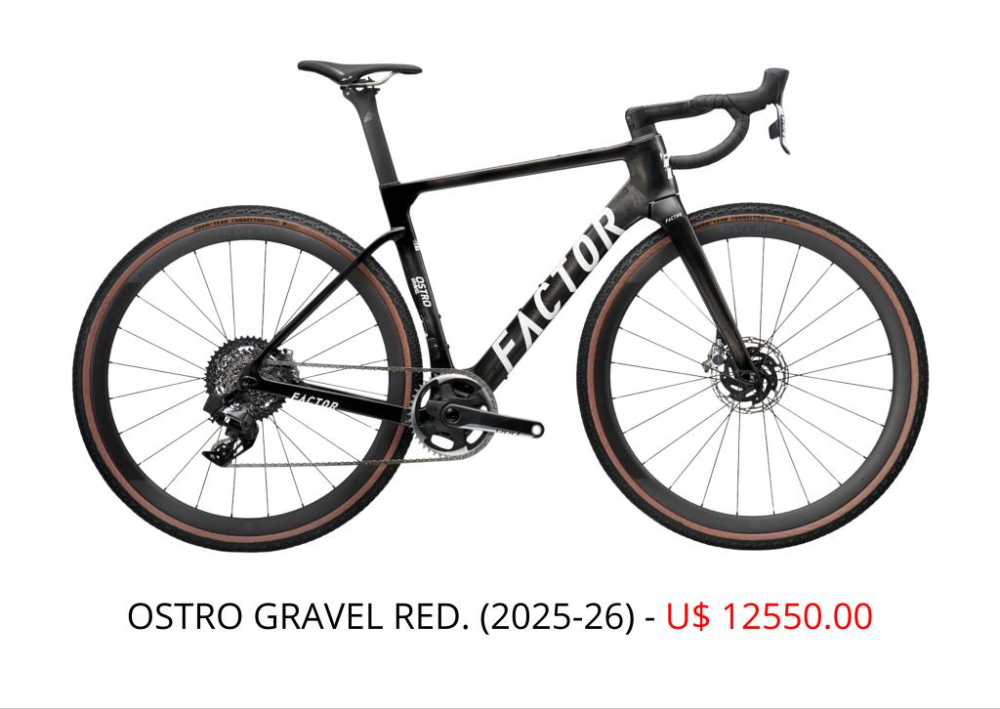 BIC. FACTOR OSTRO GRAVEL RED - 2025