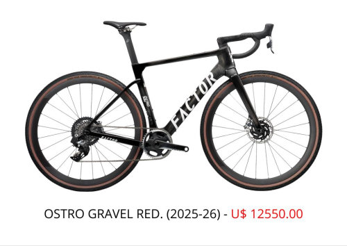 BIC. FACTOR OSTRO GRAVEL RED - 2025