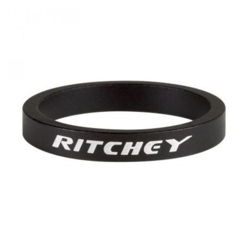 SPACER RITCHEY ALLOY 5MM BLACK  (UNIT)