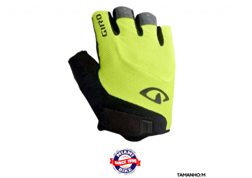 LUVA GIRO BRAVO GEL M YLW SHORT FINGER - MASCULINO