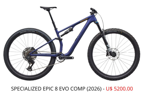 BIKE SPECIALIZED EPIC 8 EVO COMP - 2026