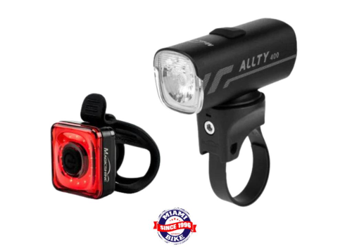 FAROL E LUZ TRASEIRA MAGICSHINE ALLTY 400 + SEMEE 20 